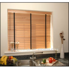 50mm Natural Wood mini Blinds Vinyl PVC venetian blinds horizontal louver blinds